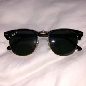 rayban polarized clubmaster classic sunglasses